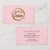 Je logo-sterrenpatroon visitekaartje (Voorkant / Achterkant)