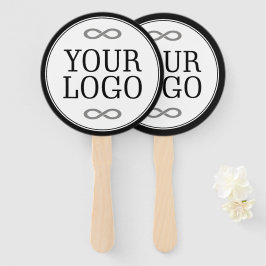 Je Logo - Stip - Achtergrond WIT Handwaaier