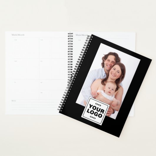 Je Logo - Vierkant - Achtergrond WIT Planner (Display)