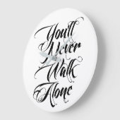 Je Loop nooit alleen Clock YNWA Grote Klok (Hoek)