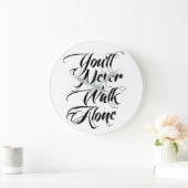 Je Loop nooit alleen Clock YNWA Grote Klok (Huis)