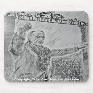 Je Loop nooit alleen Mousepad Colin Carr-Nall Muismat