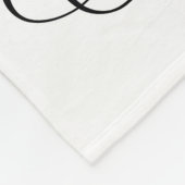 Je Loop nooit alleen vlinderbank Fleece Deken (Hoek)