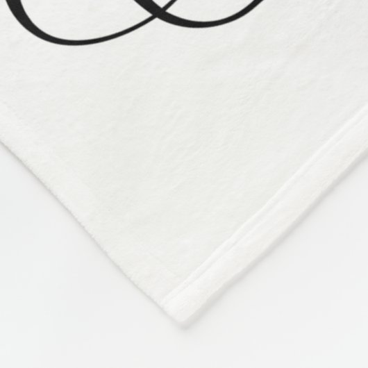 Je Loop nooit alleen vlinderbank Fleece Deken (Hoek)