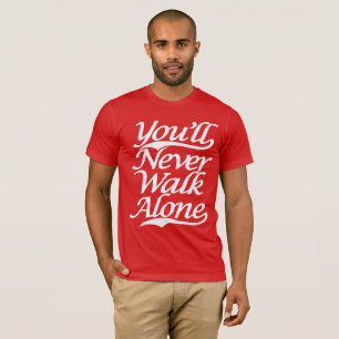 Je Loop nooit alleen YNWA T-shirt