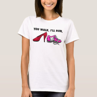 Je loopt door T-shirt. T-shirt