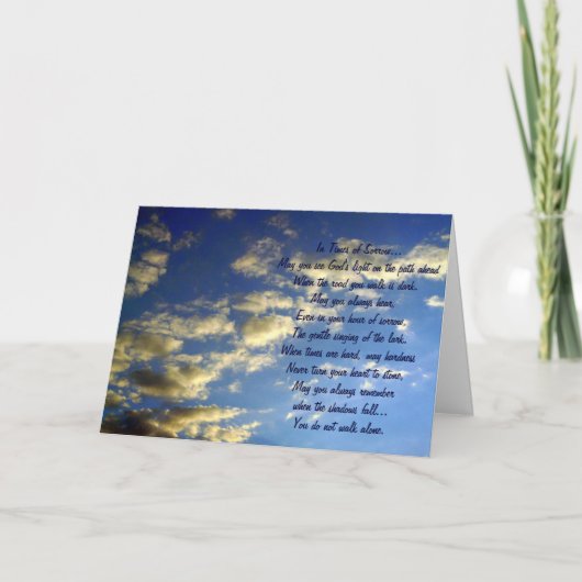 Je loopt niet alleen... kaart (Voorkant)