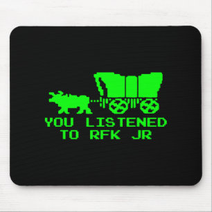 Je Luisterde Naar Rfk Jr Grappige Oregon Trail Muismat