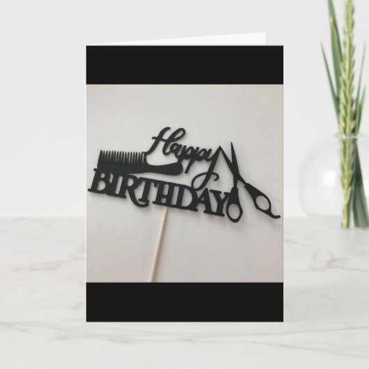 **JE MAAKT ALTIJD DE KNIP** KAPPER OF HAARSTYLIST KAART (Voorkant)