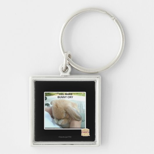 Je maakt bunny huilen sleutelhanger (Voorkant)