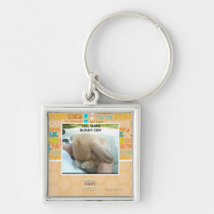Je maakt bunny huilen sleutelhanger