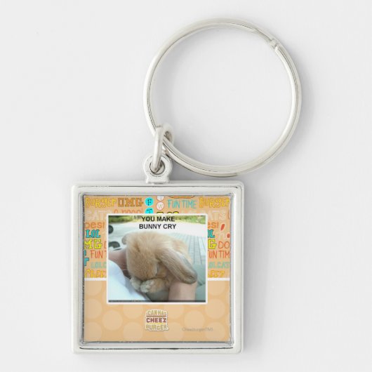 Je maakt bunny huilen sleutelhanger (Voorkant)