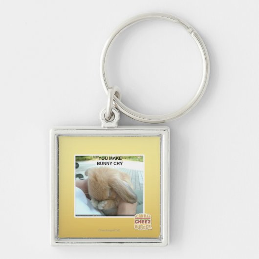 Je maakt bunny huilen sleutelhanger (Voorkant)