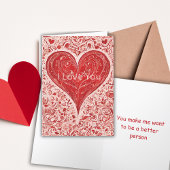 Je maakt dat ik een beter mens wil zijn bedankkaart