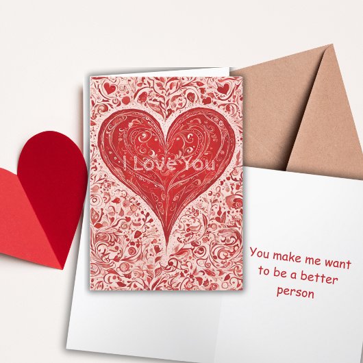 Je maakt dat ik een beter mens wil zijn bedankkaart