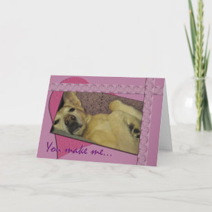 Je maakt dat ik wil omrollen en mijn buik wil hebb feestdagen kaart