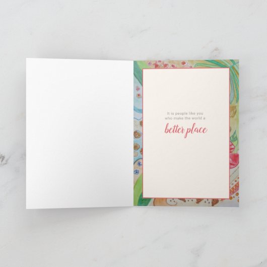 Je maakt de wereld beter dank je kaart (Binnen)