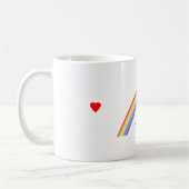 Je maakt de wereld beter. Gepersonaliseerd. Koffiemok (Links)