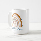 Je maakt de wereld een betere plek koffiemok (Voorkant links)