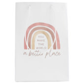 Je maakt de wereld een betere plek voor cadeautas (Voorkant)