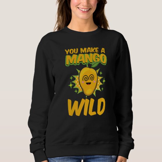 Je maakt een Mango Wild Funny Women Mango Love Pre Trui (Voorkant)