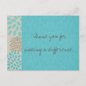 Je maakt een verschil briefkaart (Voorkant)