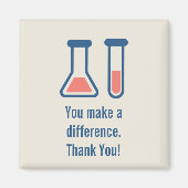 Je maakt een verschil in wetenschap Medische Magneet (Voorkant)