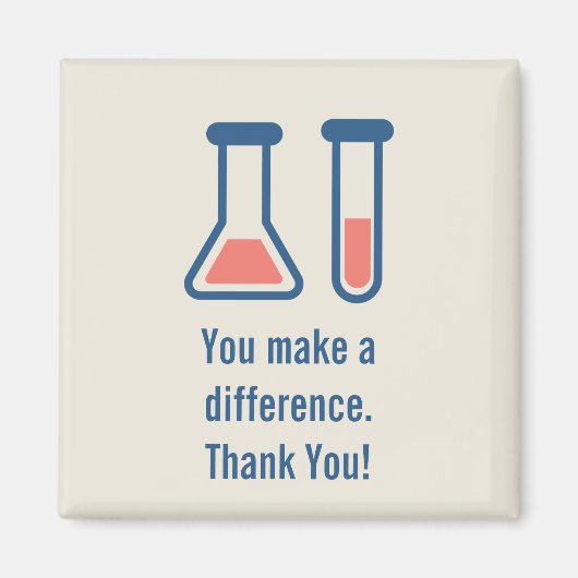 Je maakt een verschil in wetenschap Medische Magneet (Voorkant)