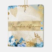 Je maakt een verschil keramisch ornament (Links)