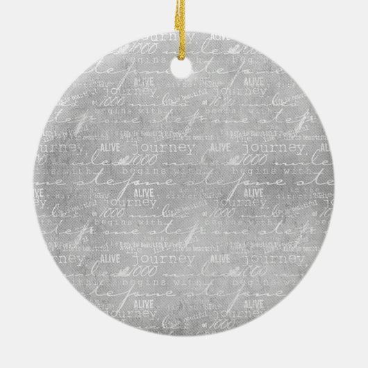 Je maakt een verschil keramisch ornament (Achterkant)