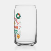 Je maakt elke kerst vrolijker | Schattigee retro Blikvorm Glas (Links)