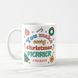 Je maakt elke kerst vrolijker | Schattigee retro Koffiemok