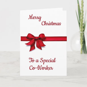 *JE MAAKT ELKE SPECIALE* "COLLEGA" MET KERSTMIS FEESTDAGEN KAART