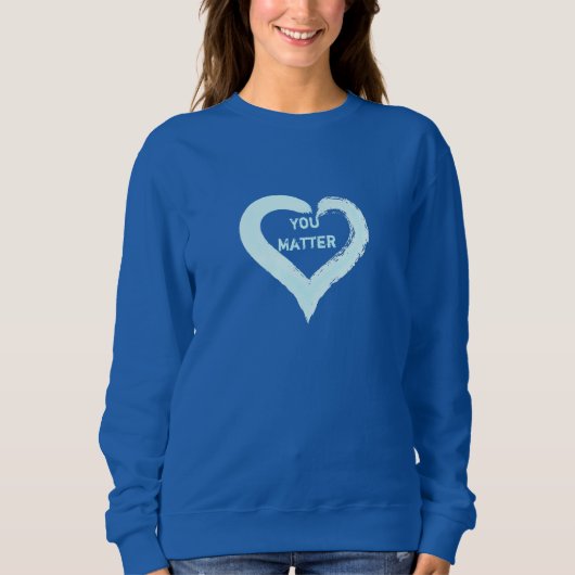 Je maakt hartsweatshirt uit trui (Voorkant)