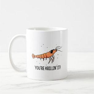 Je maakt het leuk Krillin Het Grappige Garnaal Pun Koffiemok