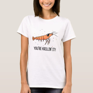 Je maakt het leuk Krillin Het Grappige Garnaaltje T-shirt