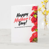 Je maakt het leven beter Moederdag Kaart 3 Johanne (Gele Bloem)