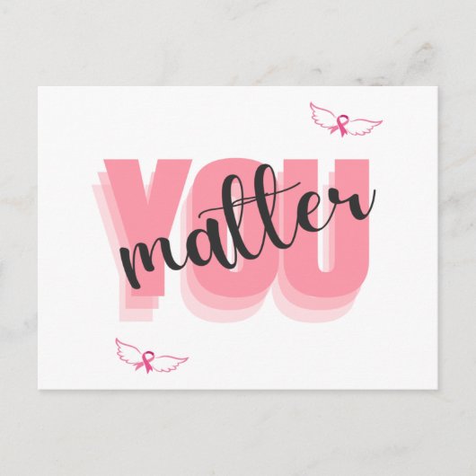 Je maakt het mogelijk om borstkankercadeaus te gev briefkaart (Voorkant)