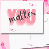 Je maakt het mogelijk om borstkankercadeaus te gev briefkaart