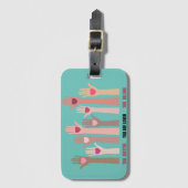 Je maakt iets uit en je bent een geliefde bevallin bagagelabel (Voorkant (verticaal))