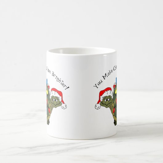 Je maakt kerstaansteker! Turtle Coffee-Mok Koffiemok (Center)