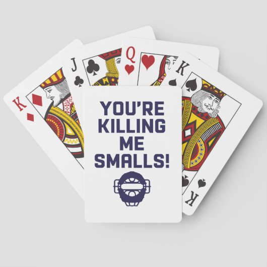 Je maakt me af, Smalls! Pokerkaarten (Achterkant)