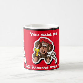 Je maakt me Bananas Valentijn Koffiemok