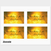 Je maakt me belangrijk rechthoekige sticker (Vel)