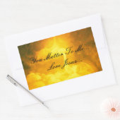 Je maakt me belangrijk rechthoekige sticker (Envelop)