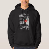 Je maakt me blij dat Dog houdt van Donut Valentijn Hoodie (Voorkant)