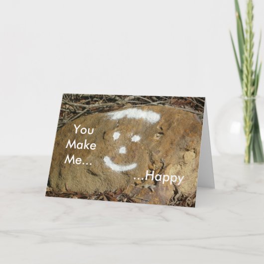 Je maakt me blij met de Kaart (Voorkant)