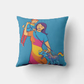 Je maakt me compleet Baby Puzzel Mom Silhouette Kussen (Achterkant)