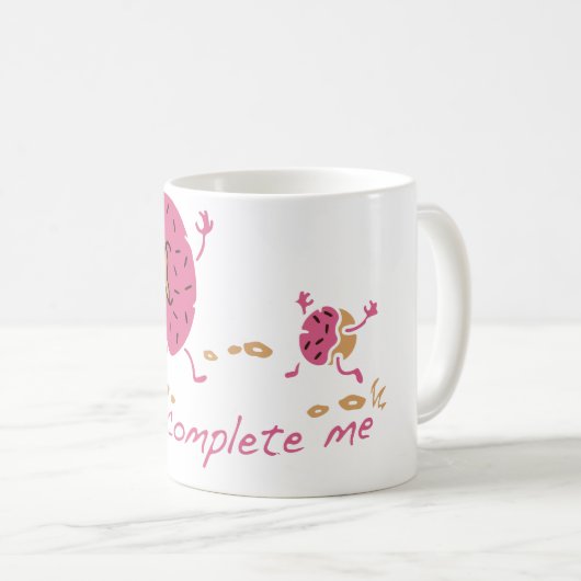 Je maakt me compleet - Doughnut Koffiemok (Voorkant rechts)