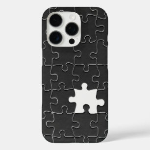 Je Maakt Me Compleet Romantisch Zwart-Wit Puzzel iPhone 16 Pro Hoesje
